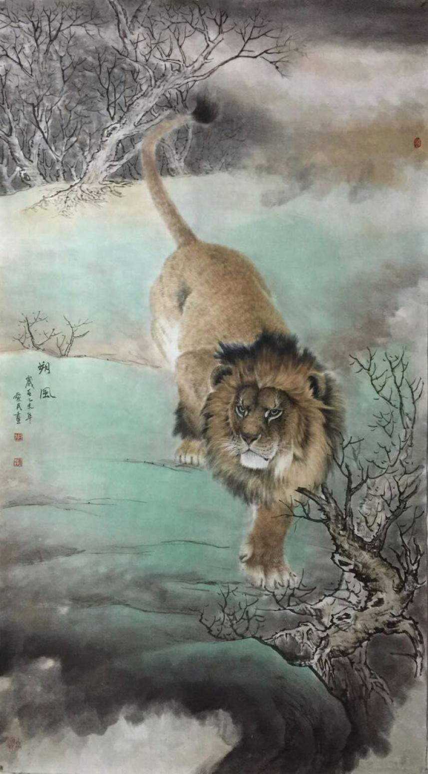 胡爱民国画作品《【花鸟2】作者胡爱民（可定制）》【图0】