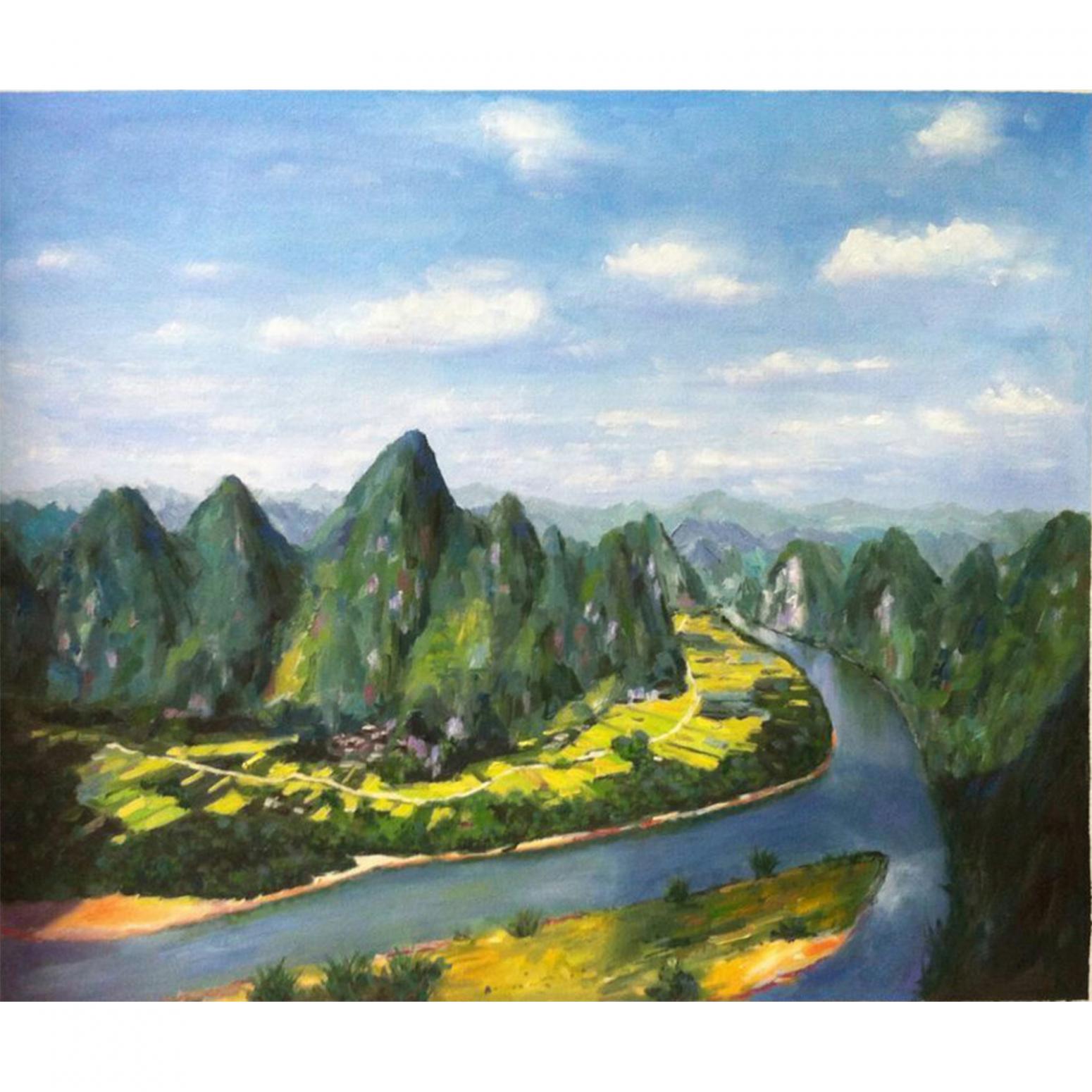 凌振宁油画作品《【油画01】作者凌振宁 临摹》