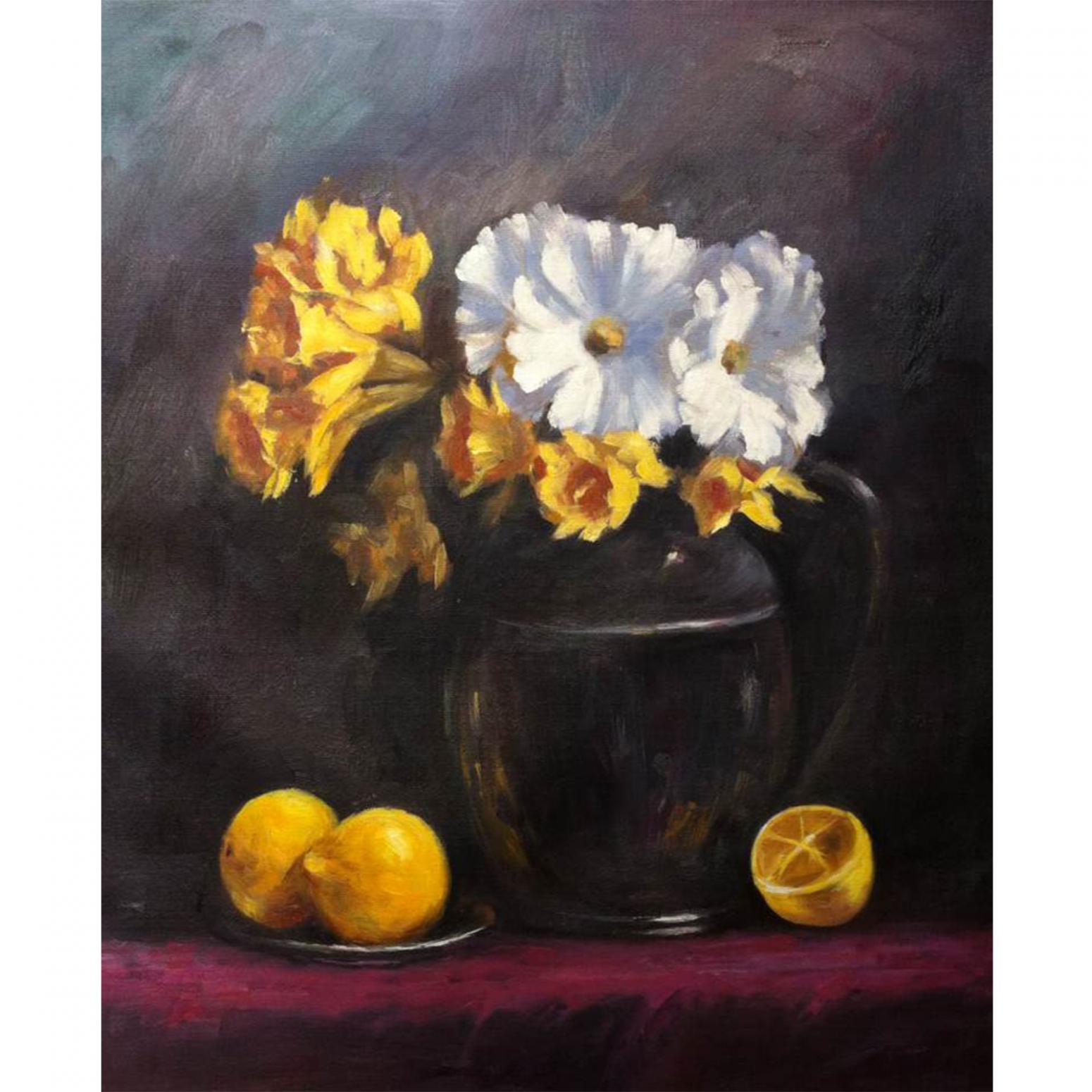 凌振宁油画作品《【油画05】作者凌振宁 临摹》