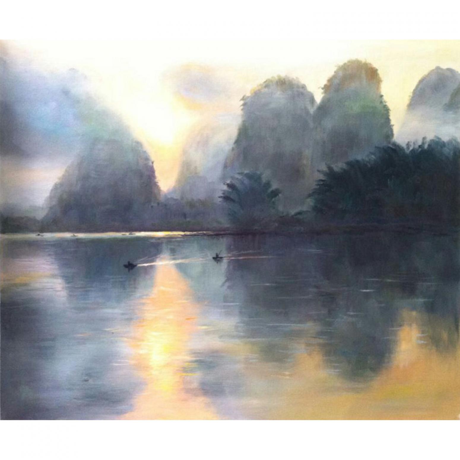 凌振宁油画作品《【油画10】作者凌振宁 临摹》