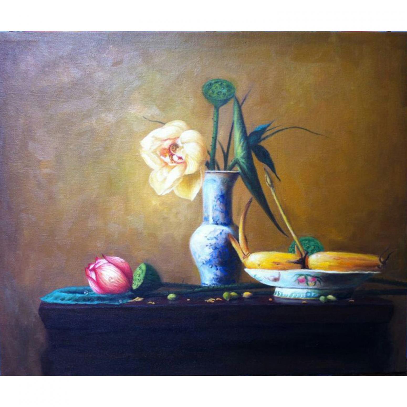 凌振宁油画作品《【油画09】作者凌振宁 临摹》