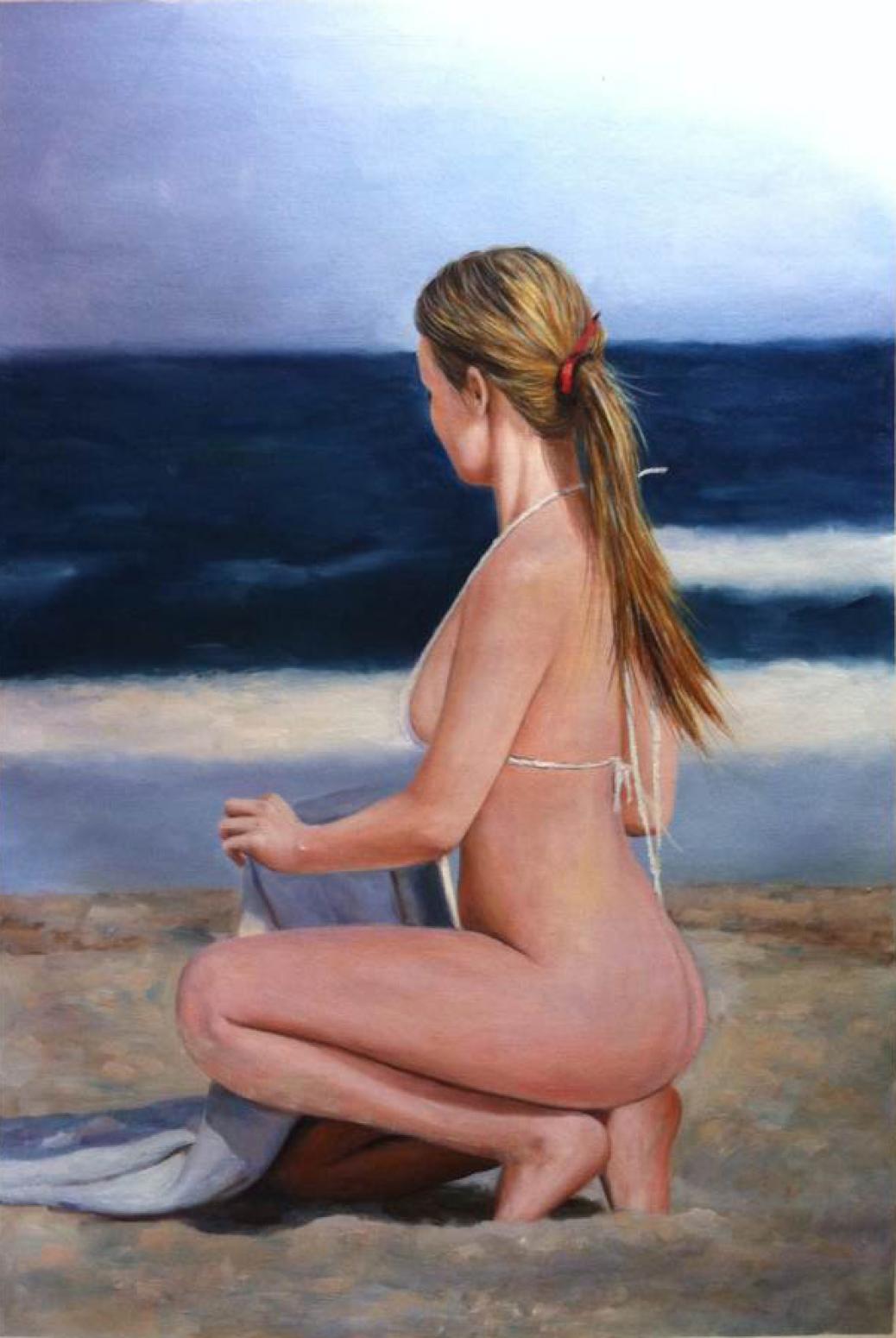 凌振宁油画作品《【人物油画5】作者凌振宁》【图0】