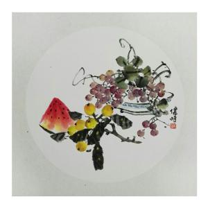 许伟明国画作品《【果香】作者许伟明》价格600.00元