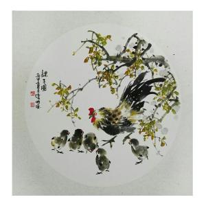 许伟明国画作品《【棵子图】作者许伟明》价格600.00元