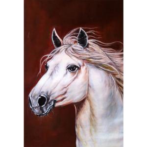 凌振宁油画作品《【油画 动物】作者凌振宁》价格2400.00元