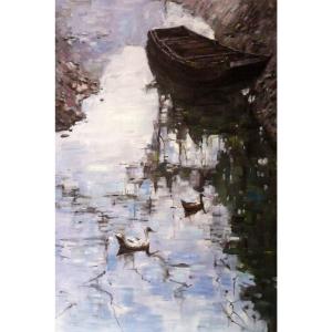 凌振宁油画作品《【油画 风景】作者凌振宁》价格2400.00元