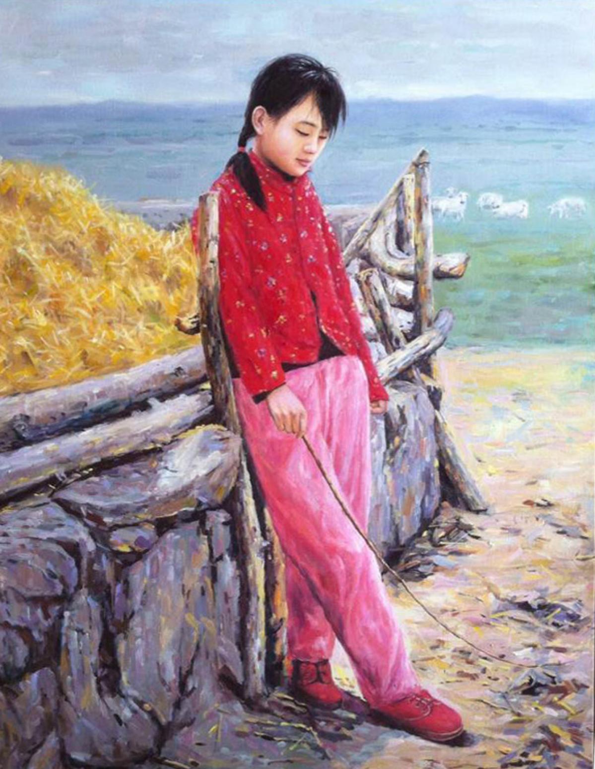 凌振宁油画作品《【回忆】作者凌振宁》【图0】