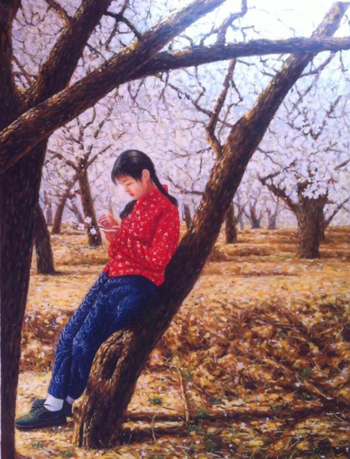 凌振宁油画作品《【踩景】作者凌振宁》【图0】