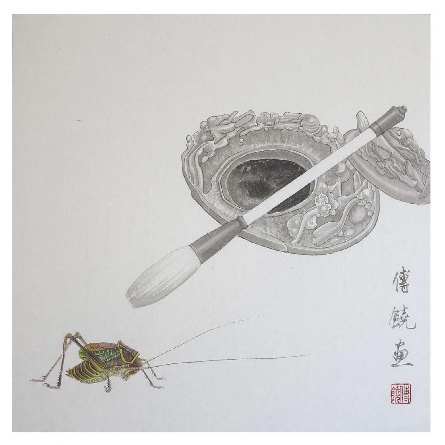 傅饶国画作品《【墨香】作者傅饶》