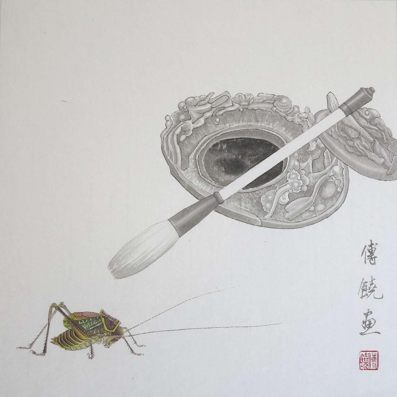 傅饶国画作品《【墨香】作者傅饶》【图0】