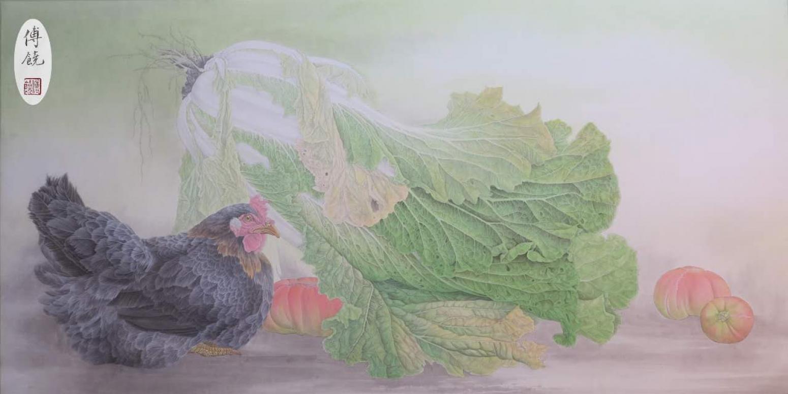 傅饶国画作品《【家园无忧】作者傅饶》【图0】