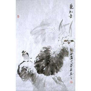 覃莽国画作品《【觅知音】作者覃莽》价格4800.00元