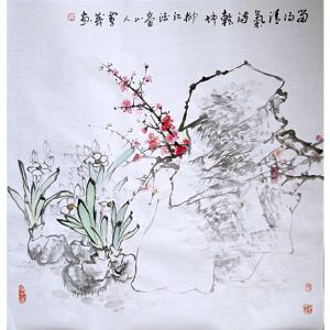 覃莽国画作品《【清气乾坤】作者覃莽》价格6240.00元
