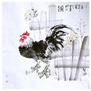 覃莽国画作品《【大吉图】作者覃莽》价格6240.00元