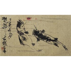 艺术品图片：艺术家龚光万国画作品名称《【戏春】作者龚光万》议价