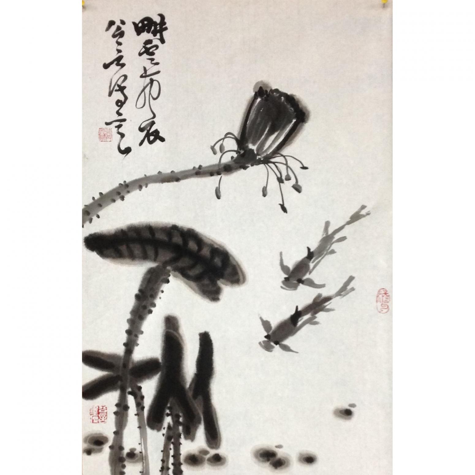 龚光万国画作品《【花鸟5】作者龚光万》