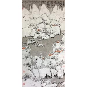 艺术品图片：艺术家龚光万国画作品名称《【山水】作者龚光万》议价