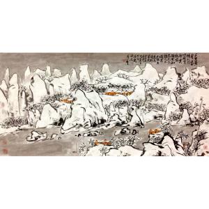 艺术品图片：艺术家龚光万国画作品名称《【山水9】作者龚光万》议价