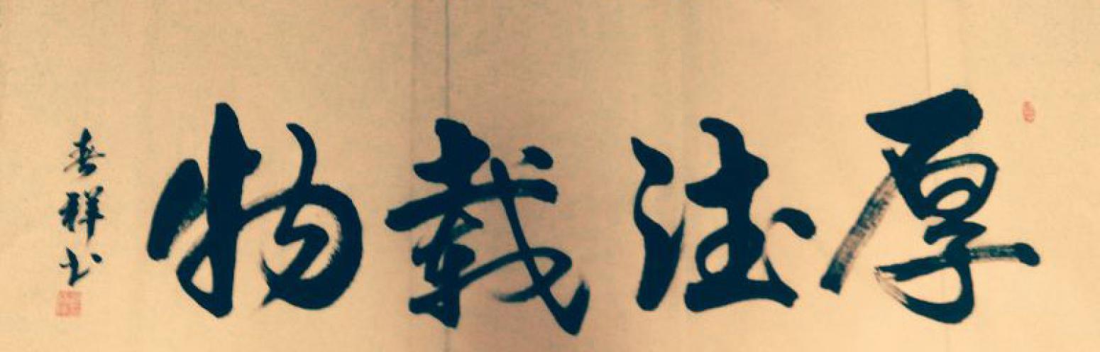 胡春祥书法作品《【厚德载物】作者胡春祥》【图0】