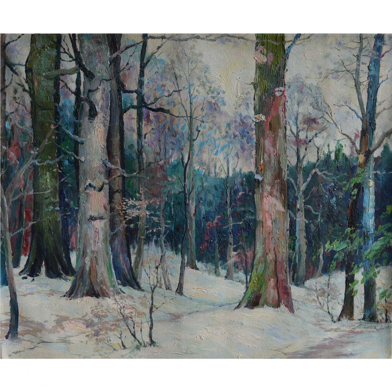 罗鸿羽油画作品《【腊冬】作者罗鸿羽》