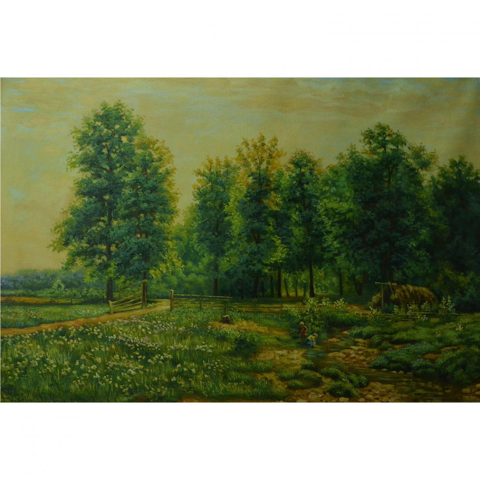 罗鸿羽油画作品《【原野】作者罗鸿羽》