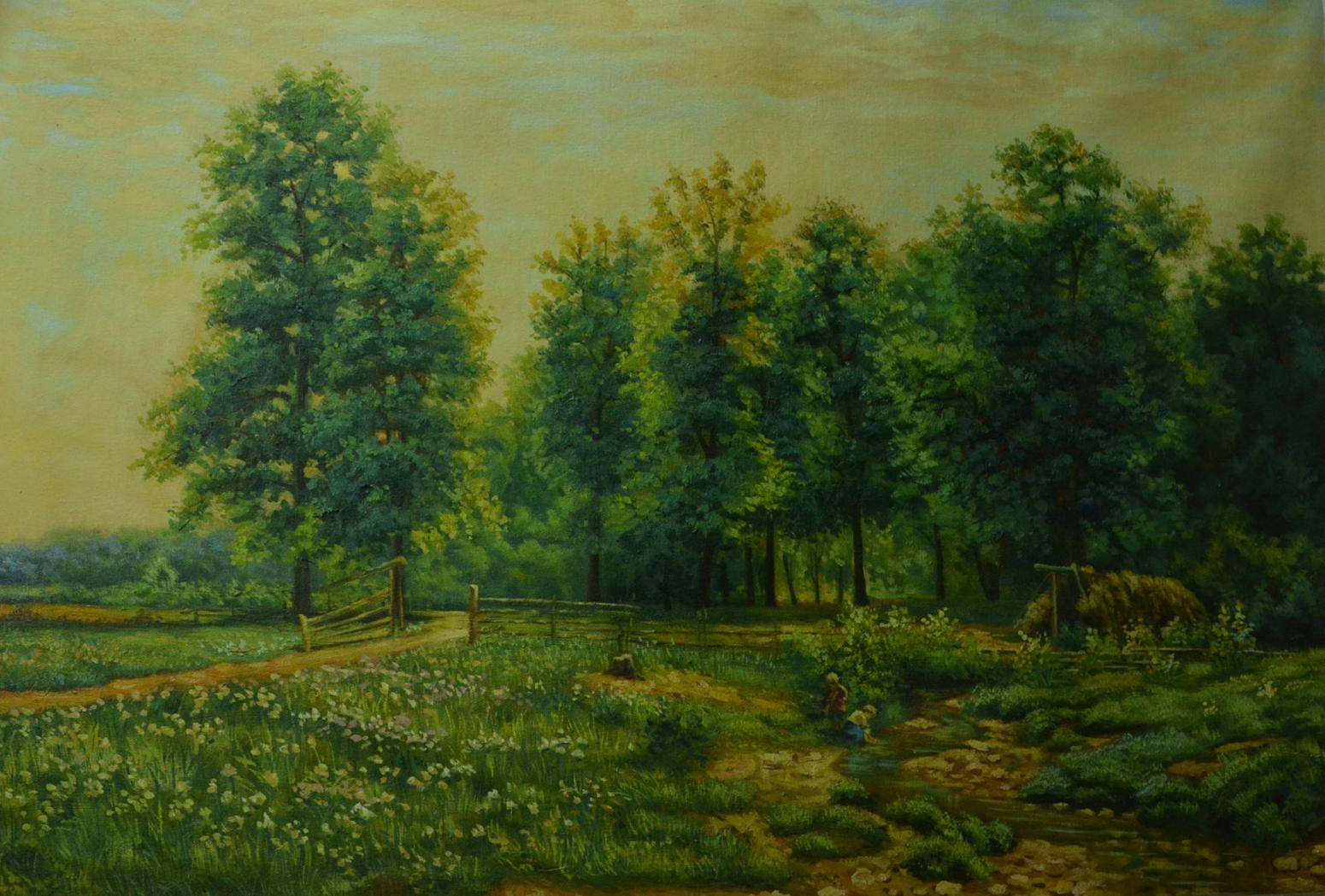 罗鸿羽油画作品《【原野】作者罗鸿羽》【图0】