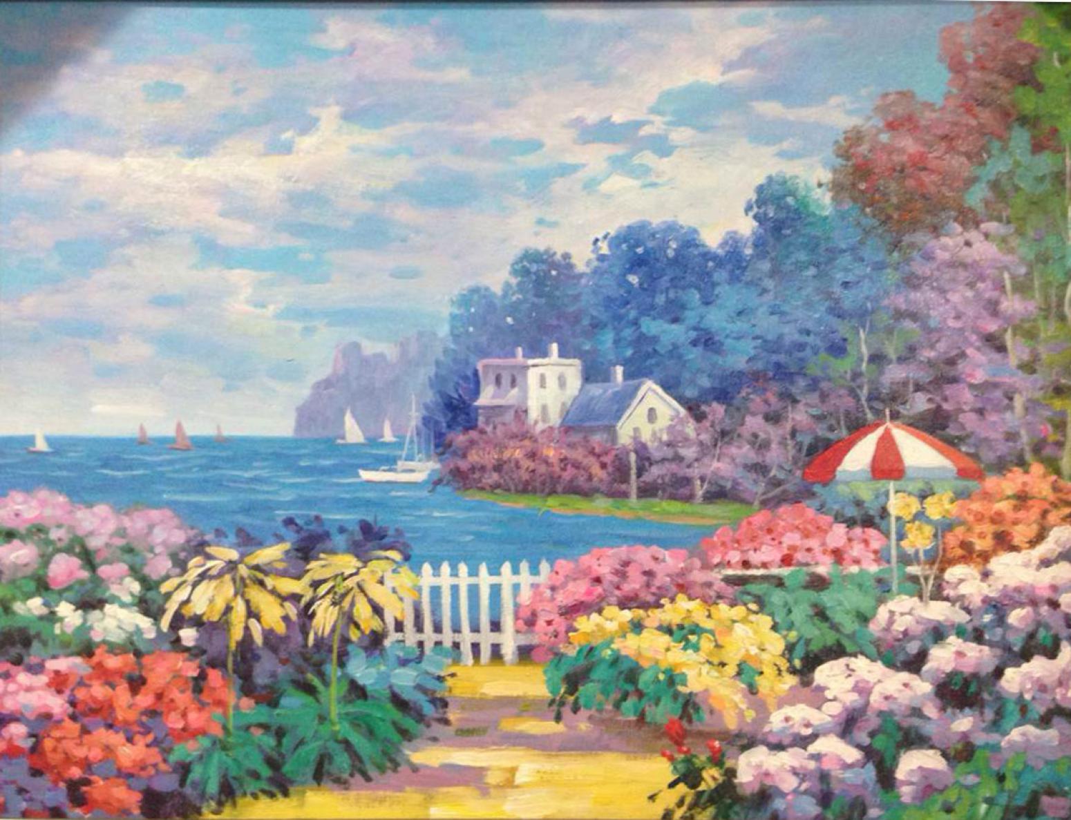 莫明标油画作品《【神秘花园】作者莫明标 临摹》【图0】