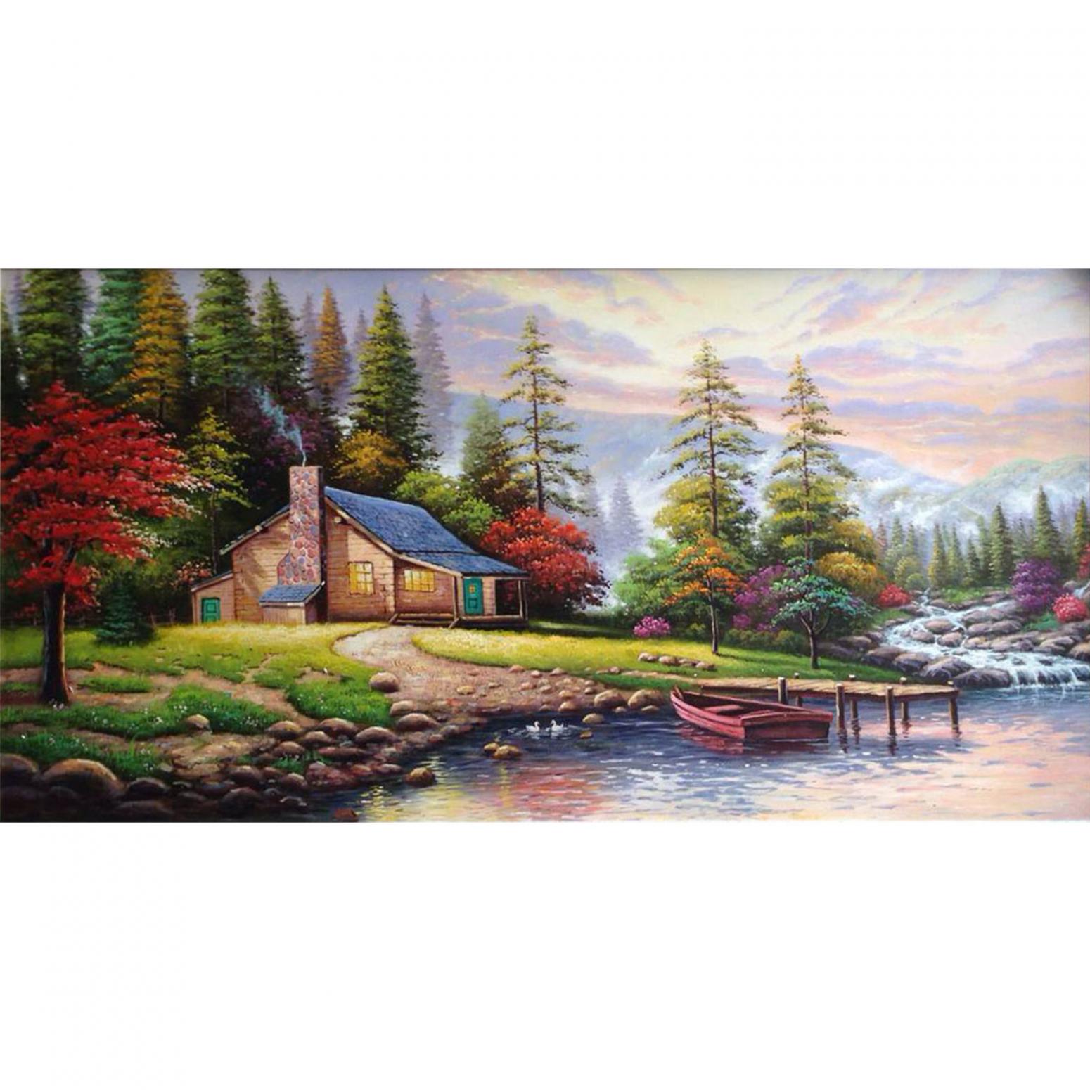 莫明标油画作品《【曲通人径】作者莫明标临摹》