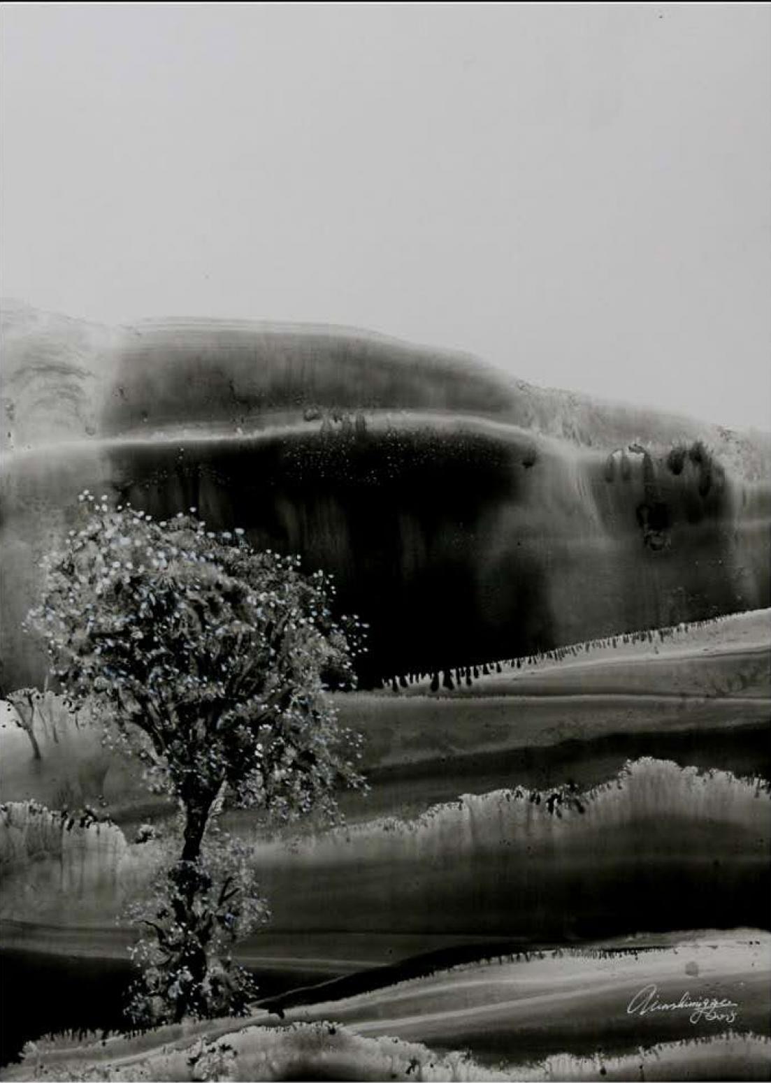 覃时明月国画作品《【幻象画8】作者覃时明月》【图0】