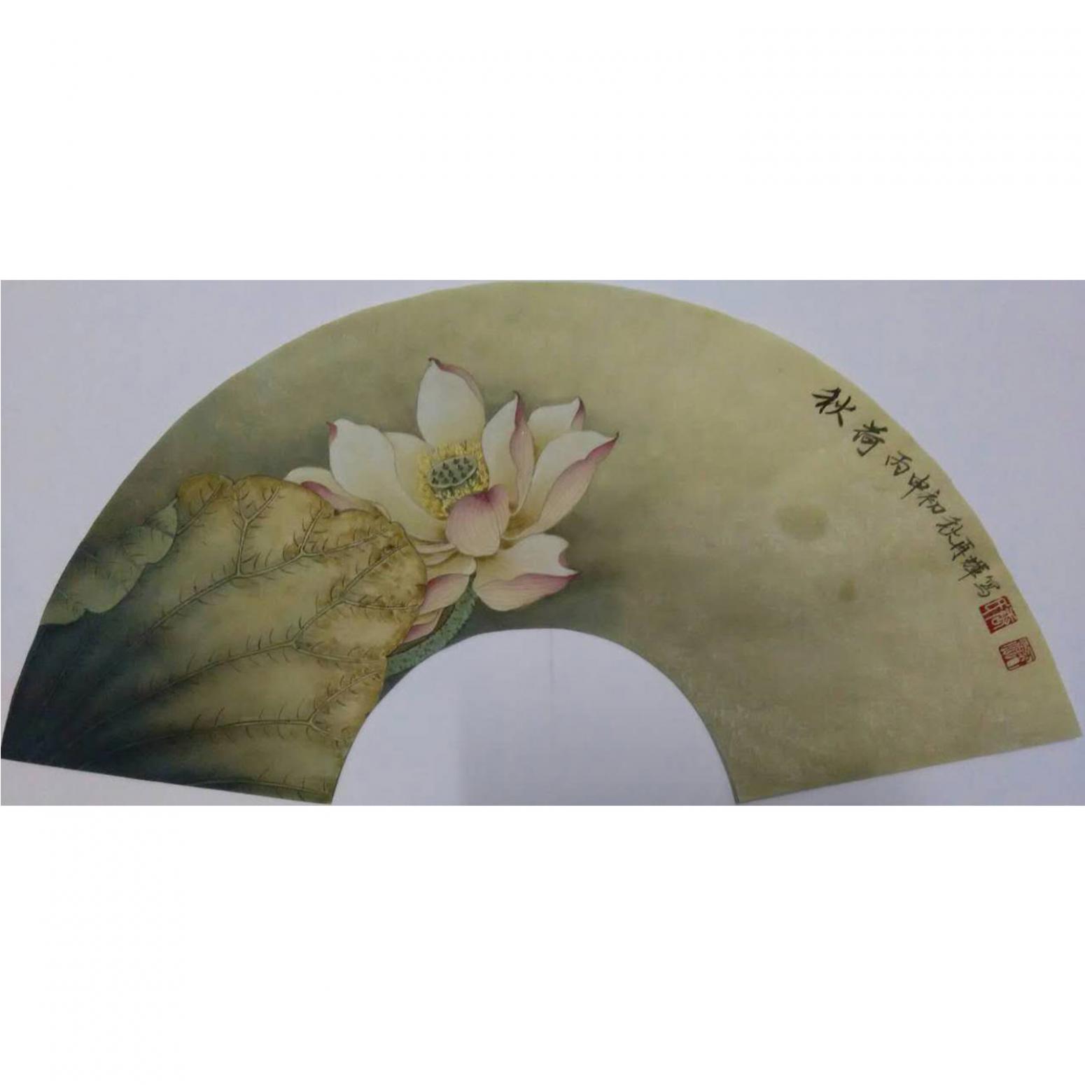 唐再辉国画作品《【秋荷】作者唐再辉》