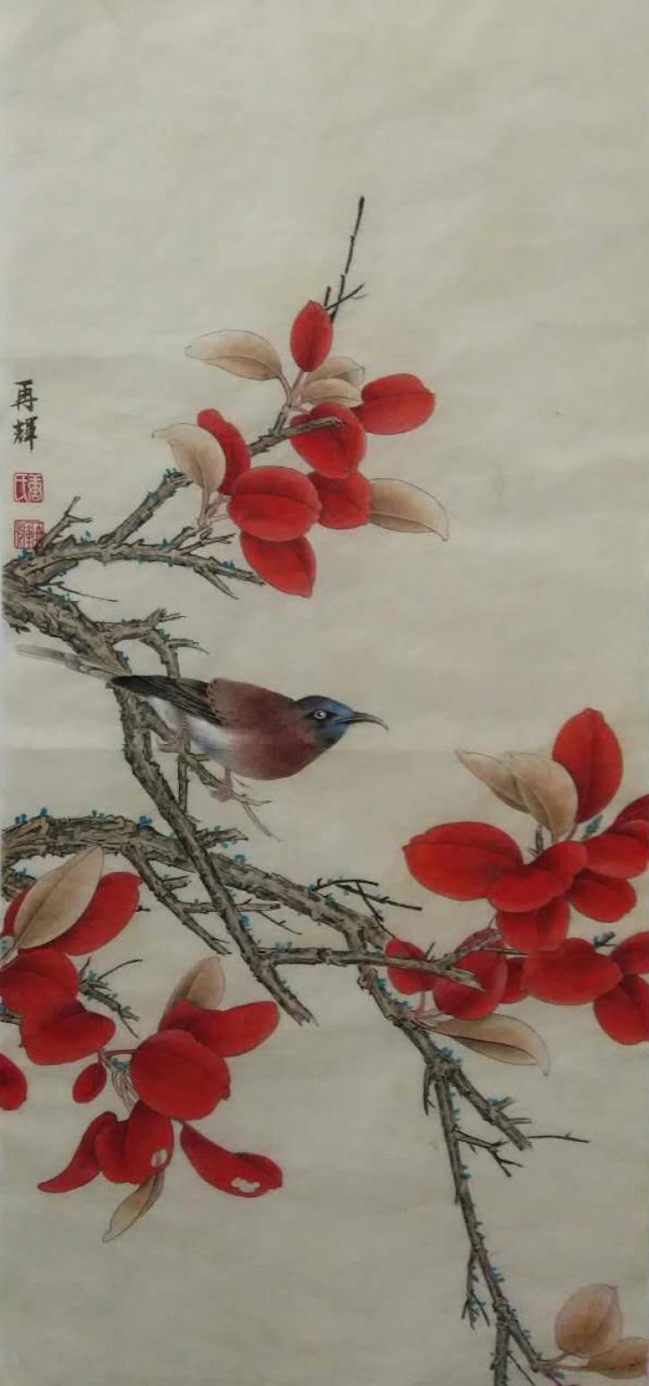 唐再辉国画作品《【望秋】作者唐再辉》【图0】