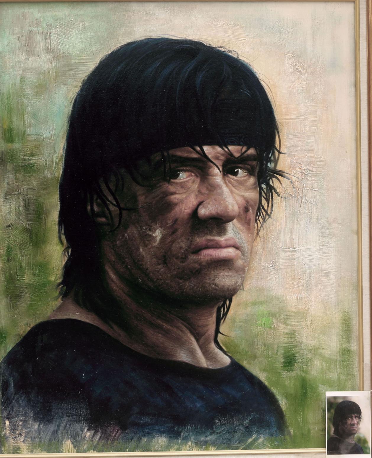 张大胜油画作品《【史泰龙】作者张大胜》【图0】