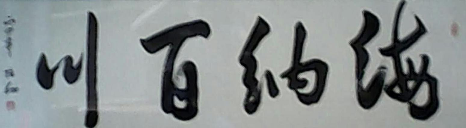 张翔书法作品《【海纳百川】作者张翔》【图0】