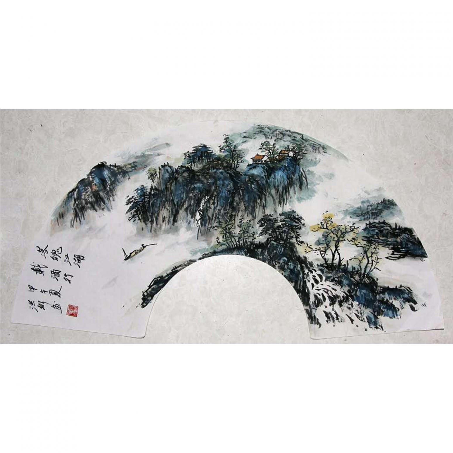 刘洪彬国画作品《【江湖行】作者刘洪彬》