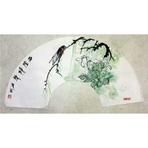 艺术品图片：艺术家刘洪彬国画作品名称《【西陆蝉声】作者刘洪彬》价格4800.00 元