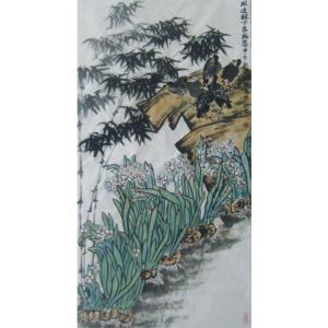 孙其斌国画作品《【水边林下各风姿】作者孙其斌》价格14400.00元