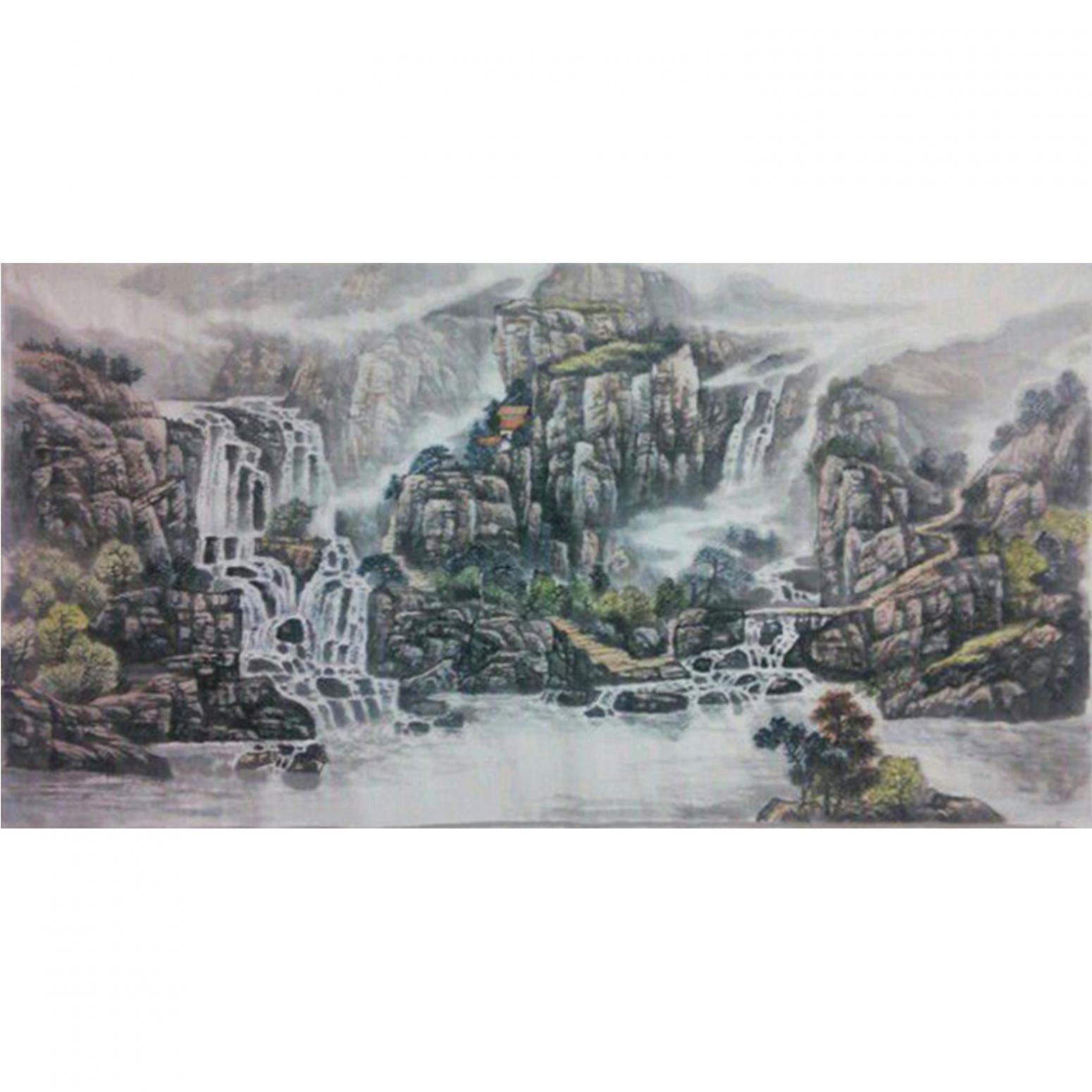 王功国画作品《【山水3】作者王功》