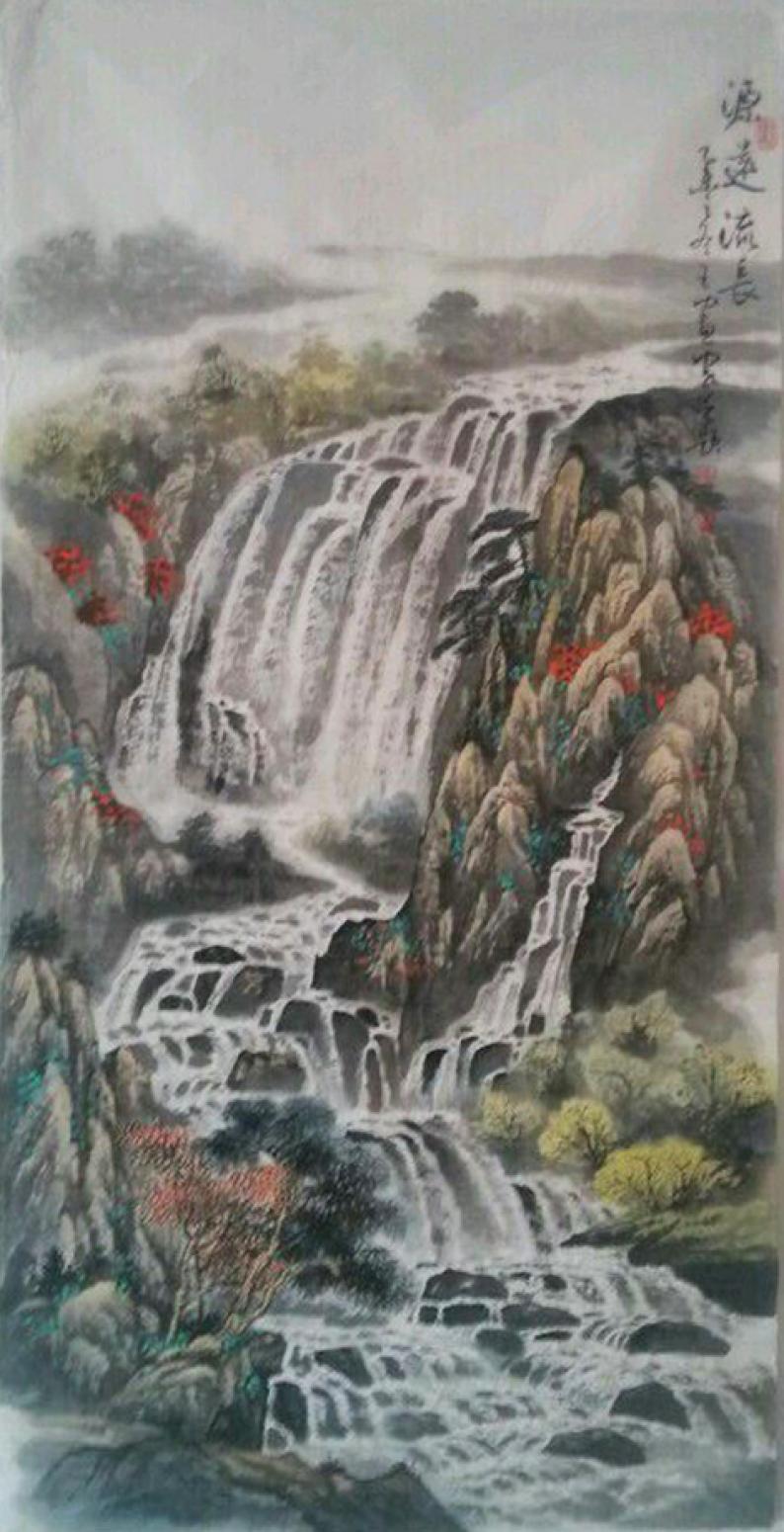 王功国画作品《【山水5】作者王功》【图0】