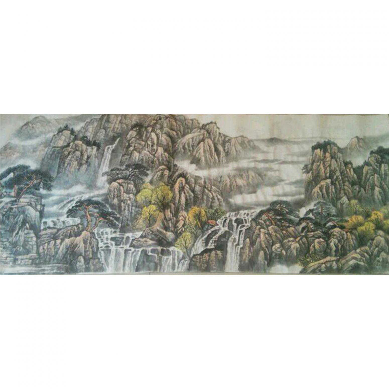 王功国画作品《【山水7】作者王功》