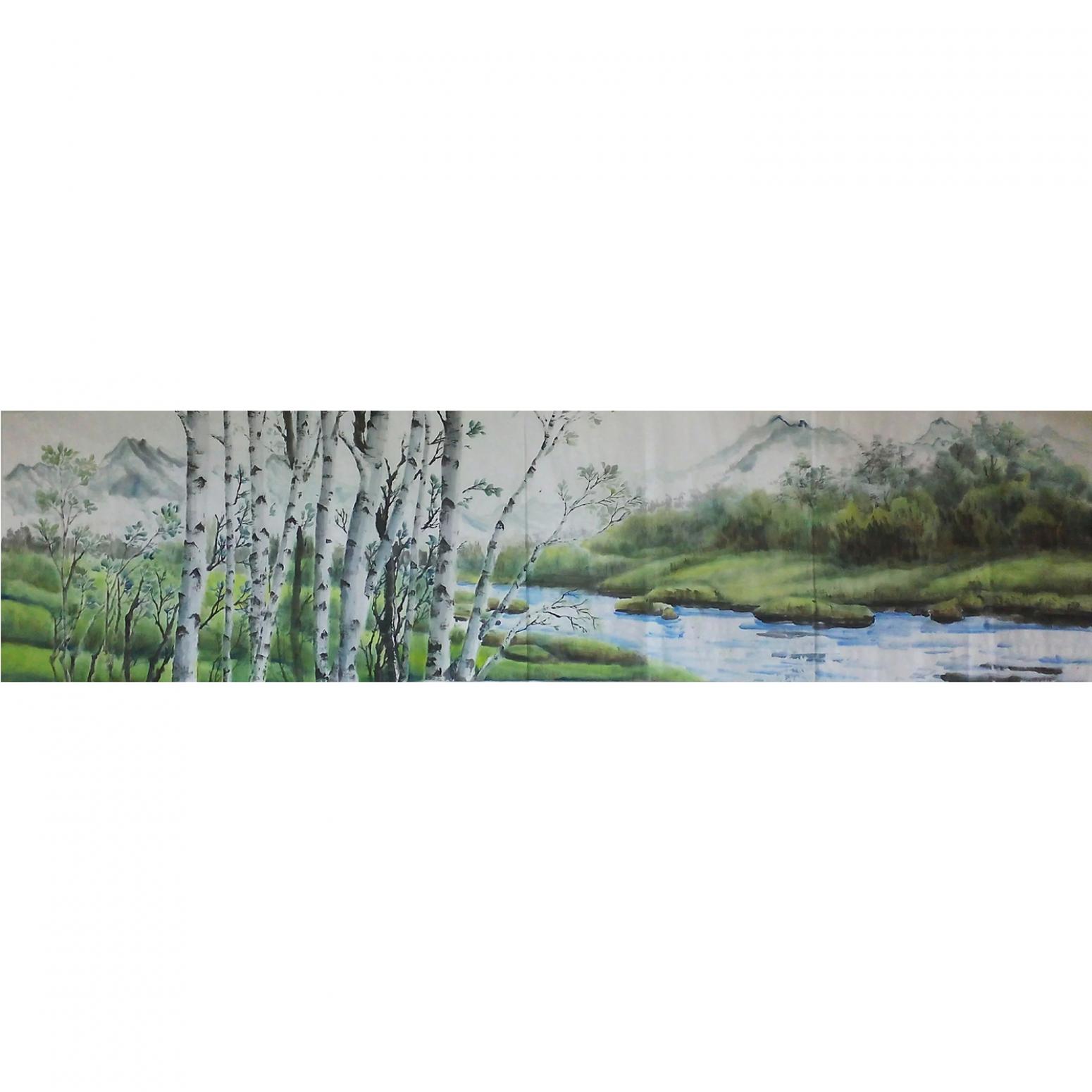 许金玉国画作品《【绿意】作者许金玉》