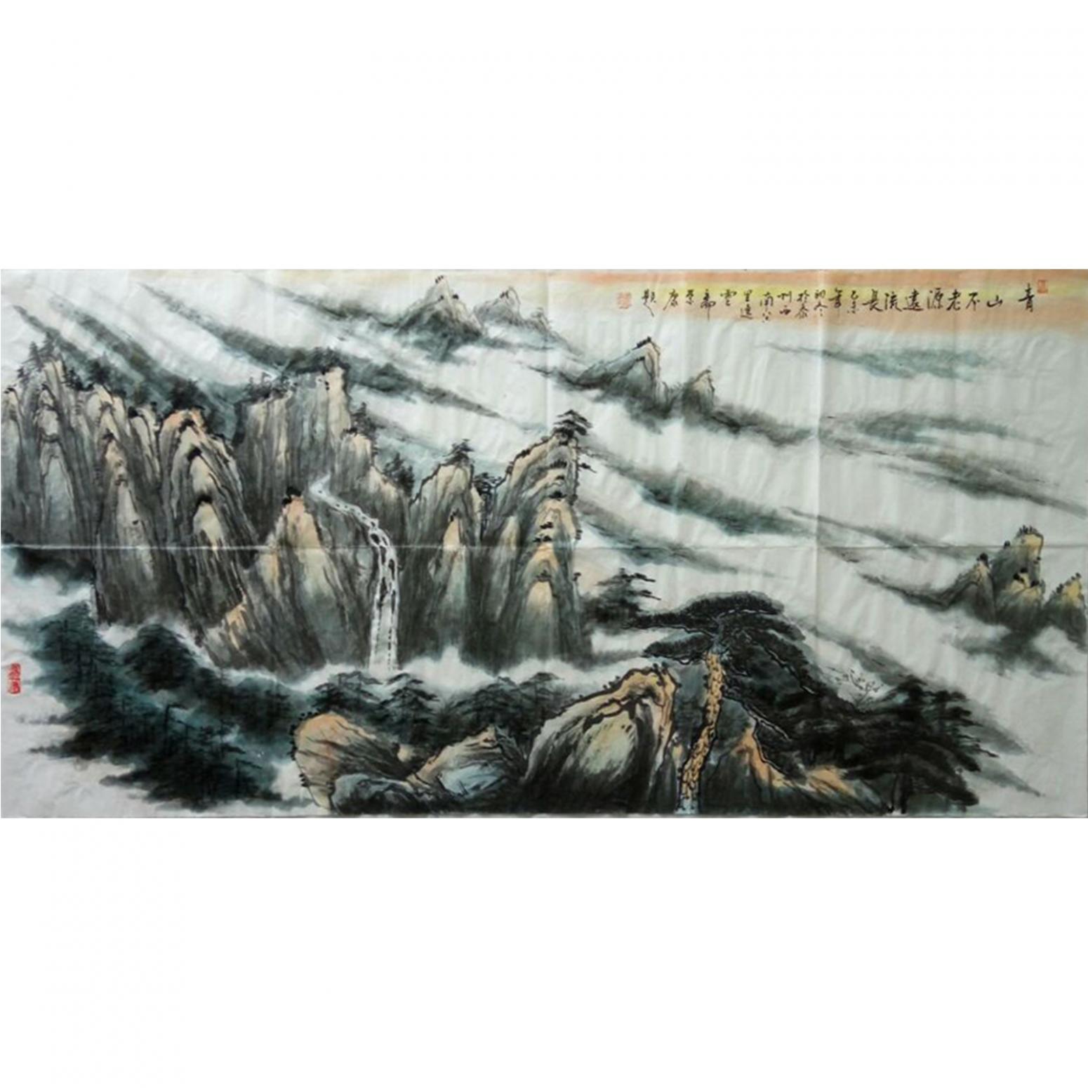 章荣康国画作品《【山水2】作者章荣康》