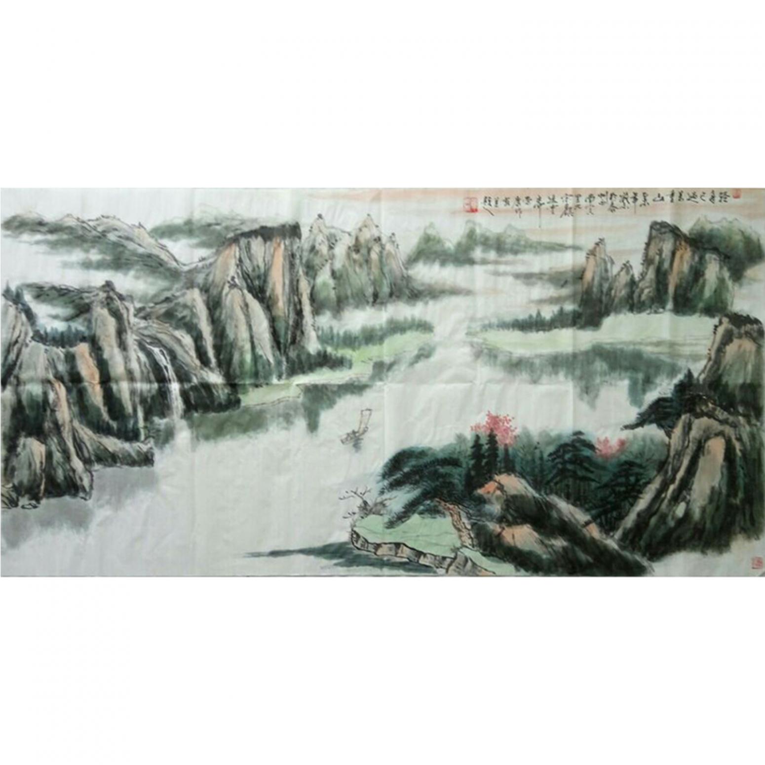 章荣康国画作品《【山水6】作者章荣康》