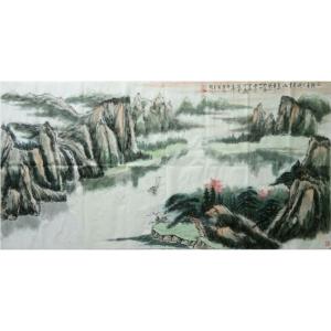 艺术品图片：艺术家章荣康国画作品名称《【山水6】作者章荣康》价格480.00 元