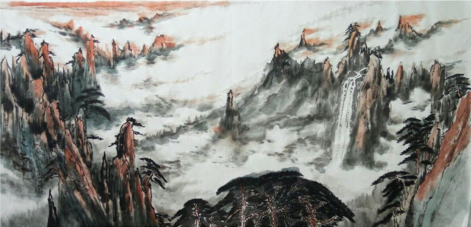 章荣康国画作品《【山水11】作者章荣康》【图0】