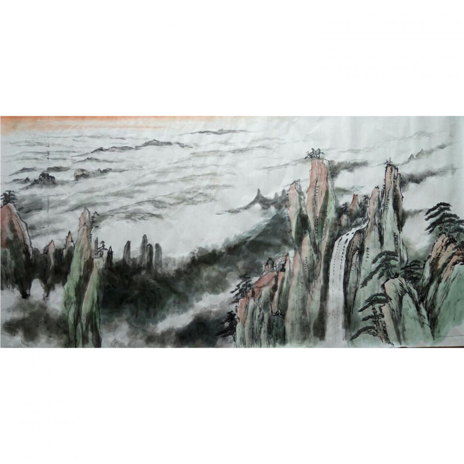 章荣康国画作品《【山水12】作者章荣康》