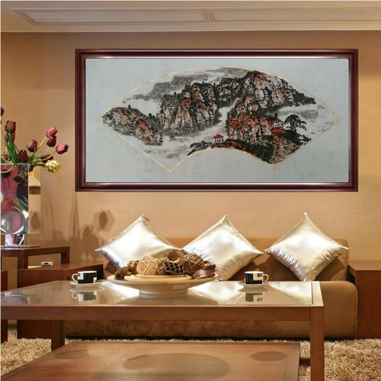 曾庆杰国画作品《【扇面08】作者曾庆杰》【图3】