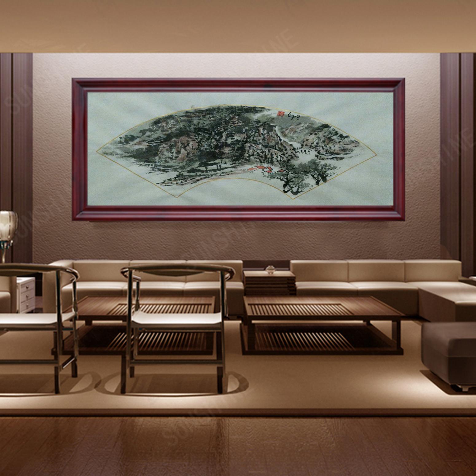 曾庆杰国画作品《【扇面04】作者曾庆杰》【图3】