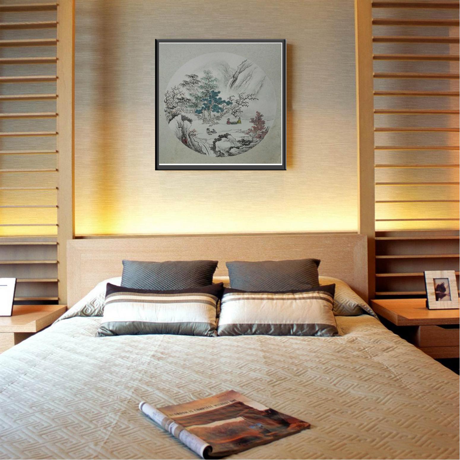 陈奇培国画作品《【圆形软卡】作者陈奇培 临摹》【图3】