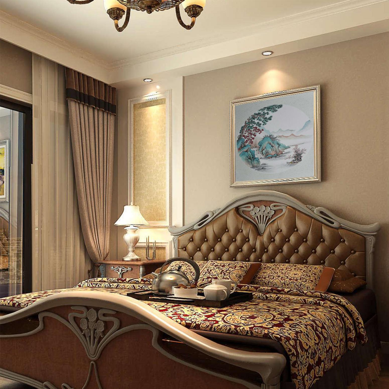 陈奇培国画作品《【圆形软卡】作者陈奇培 临摹》【图3】