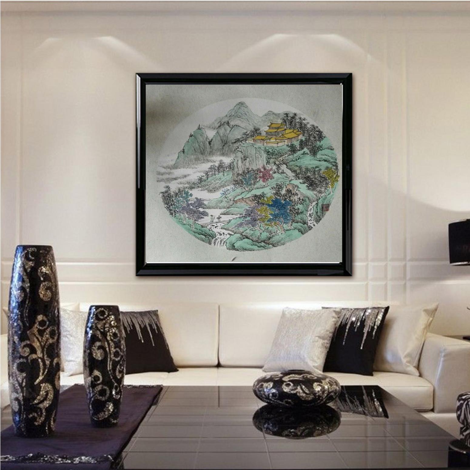 陈奇培国画作品《【圆形软卡】作者陈奇培 临摹》【图3】